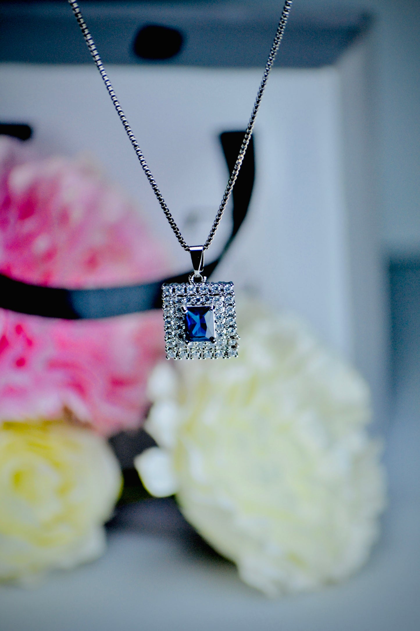 Beautiful Square Ruby pendant