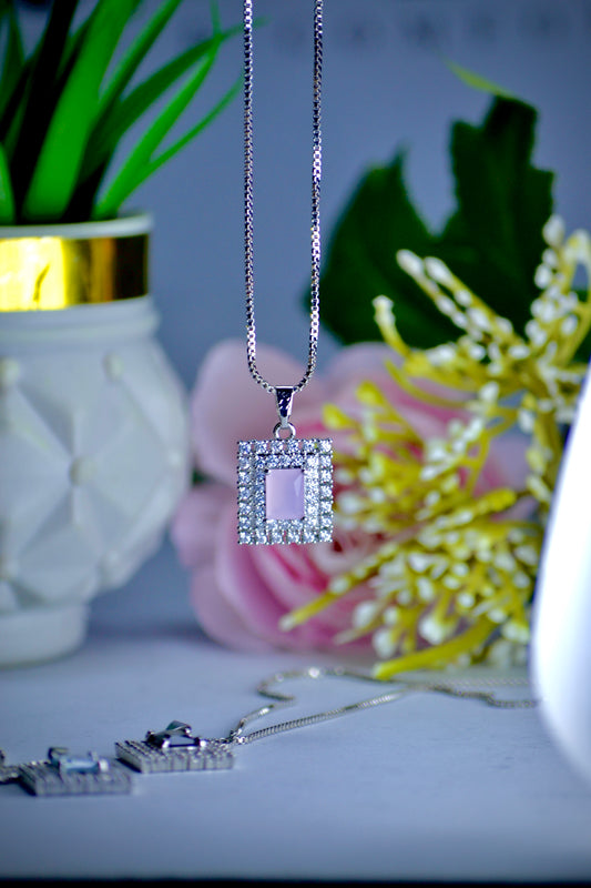 Beautiful Square Ruby pendant