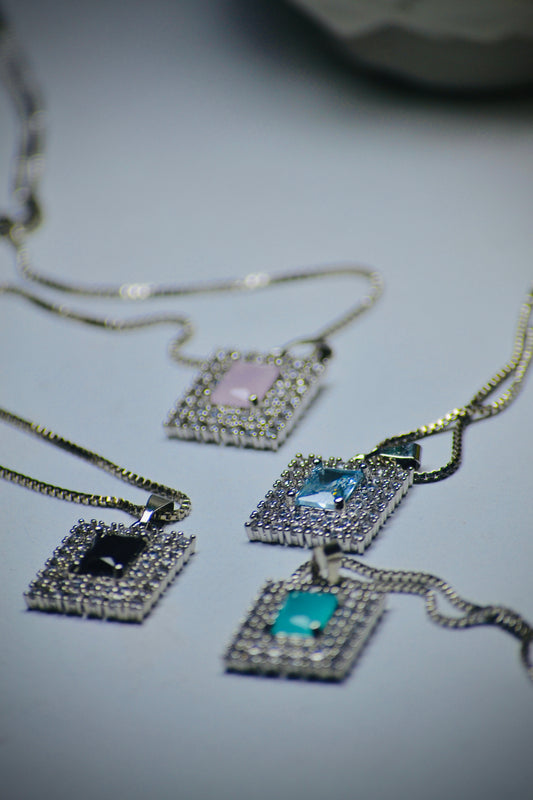 Beautiful Square Ruby pendant