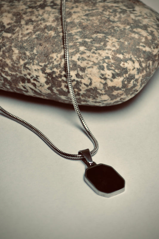 Cartier Onyx Pendant Necklace