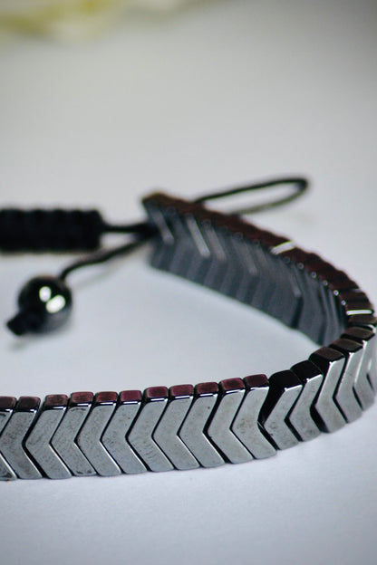 Hematite Arrow Bracelet