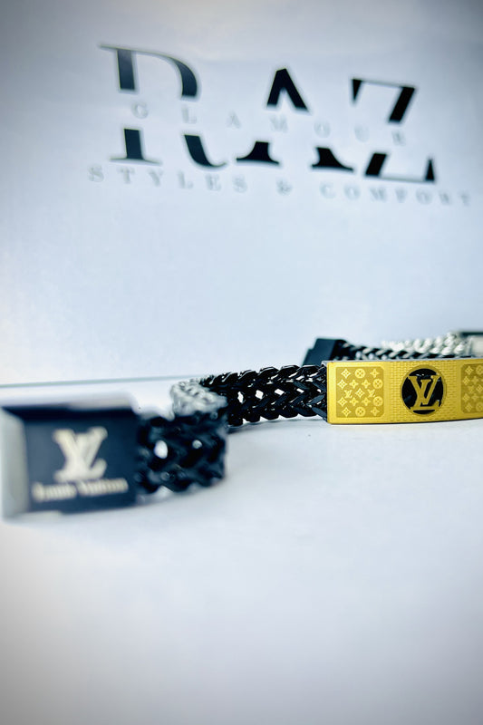 Bold modern Louis Vuitton chain bracelet(for Men's)