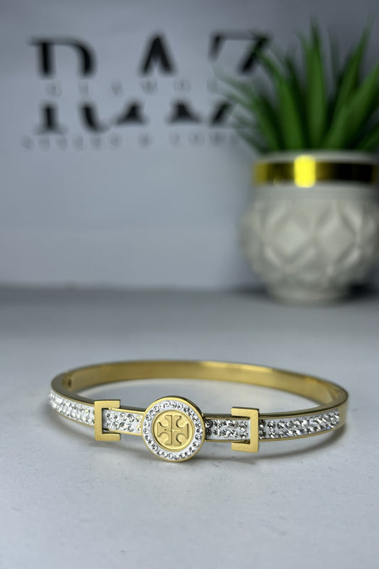 Tory Burch hinged Hand Cuff Bangle