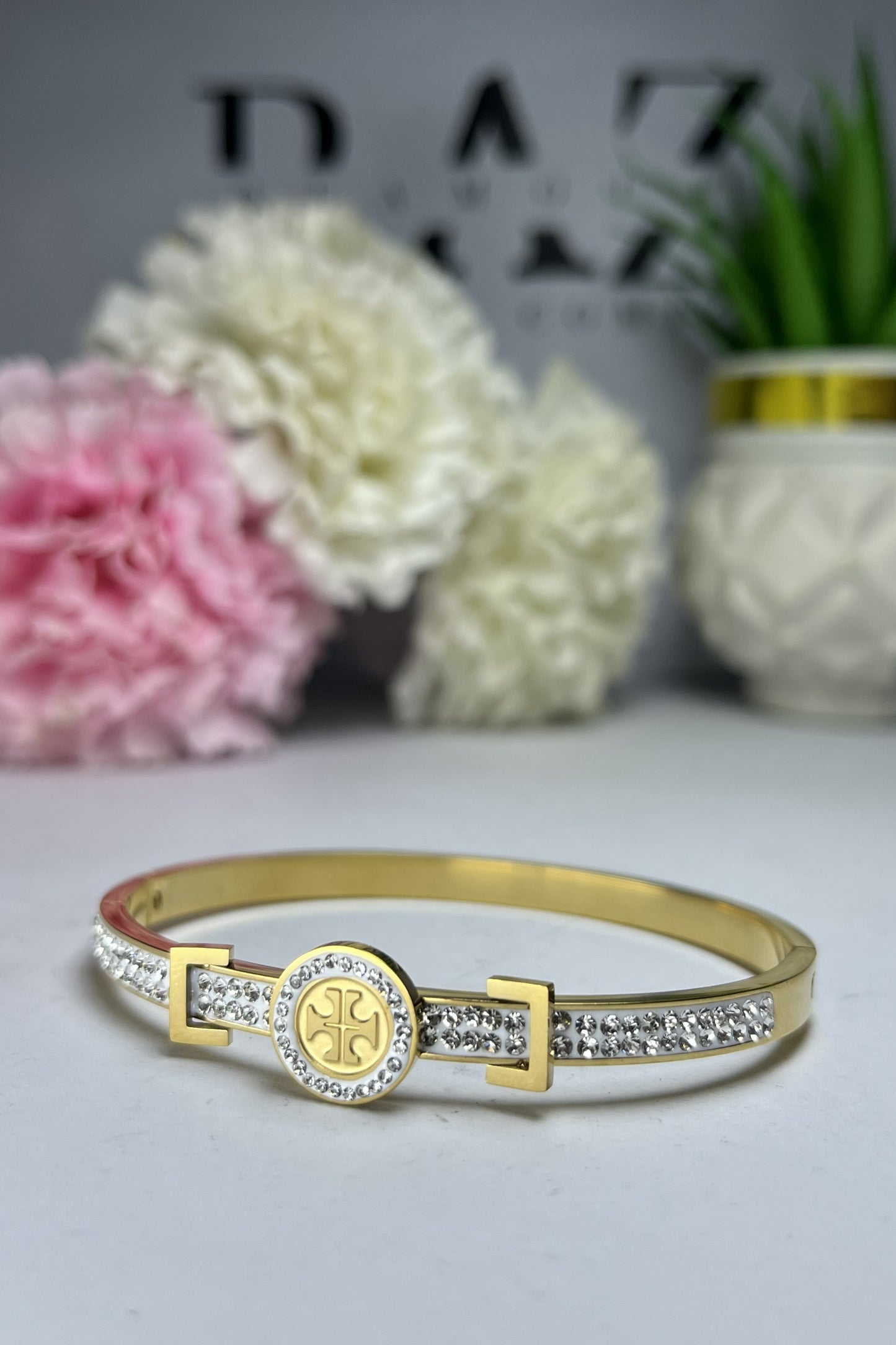Tory Burch hinged Hand Cuff Bangle