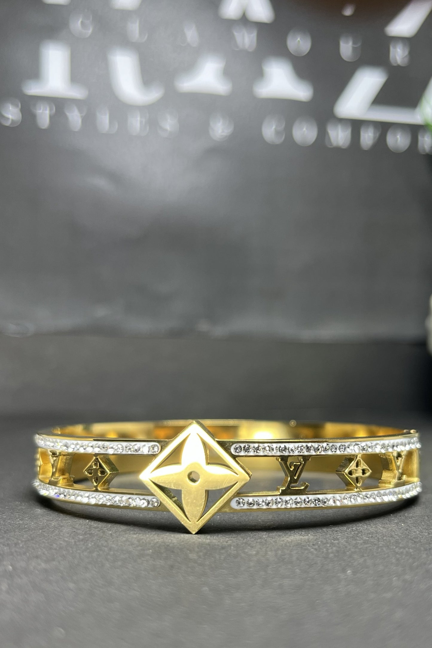 Louis Vuitton Nanogram Hand Cuff Bangle