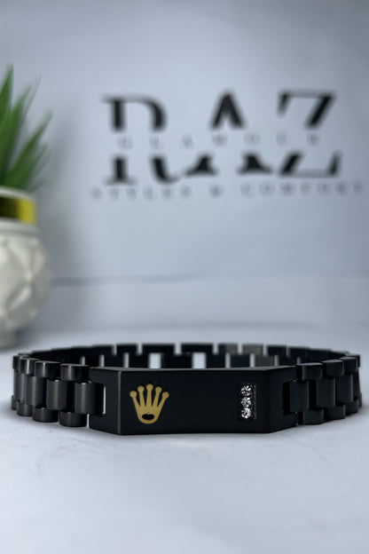 Black Rolex Crown jubilee Bracelet(for Men's)