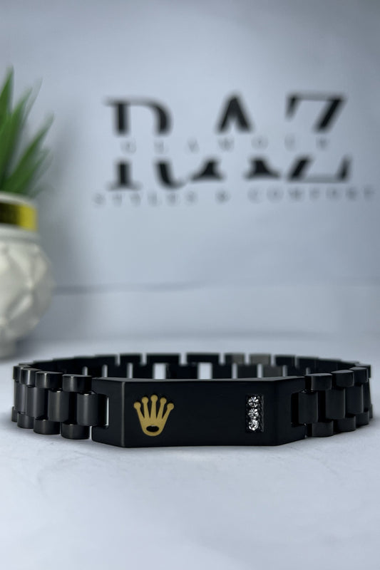 Black Rolex Crown jubilee Bracelet(for Men's)