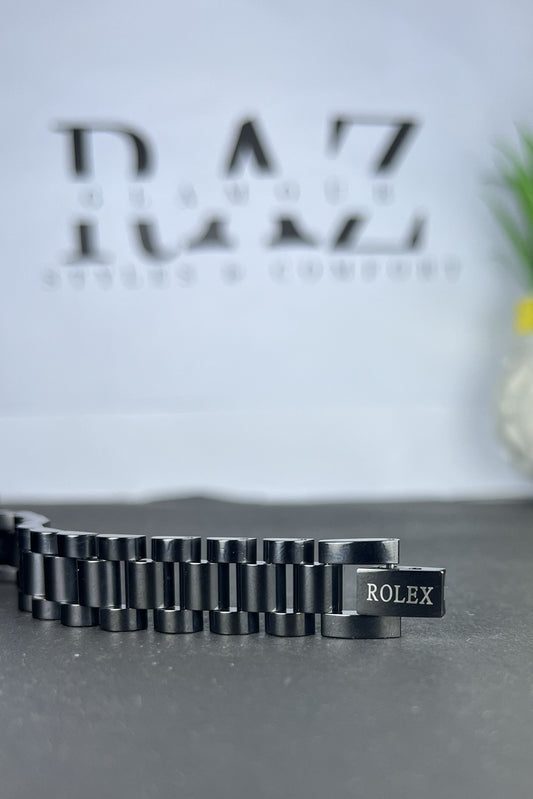 Black Rolex Crown jubilee Bracelet(for Men's)
