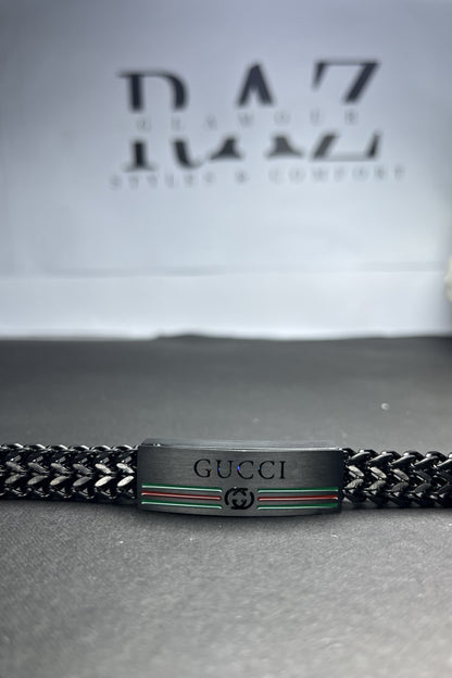 Gucci-Inspired Signature Steel Bracelet(for Men's)