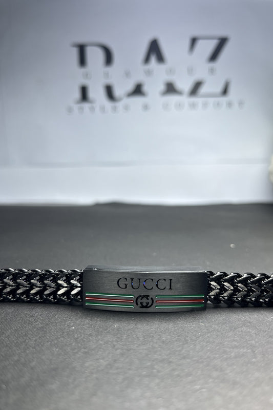 Gucci-Inspired Signature Steel Bracelet(for Men's)